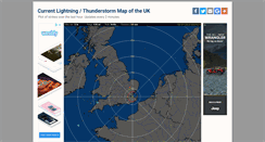 Desktop Screenshot of lightningmap.co.uk